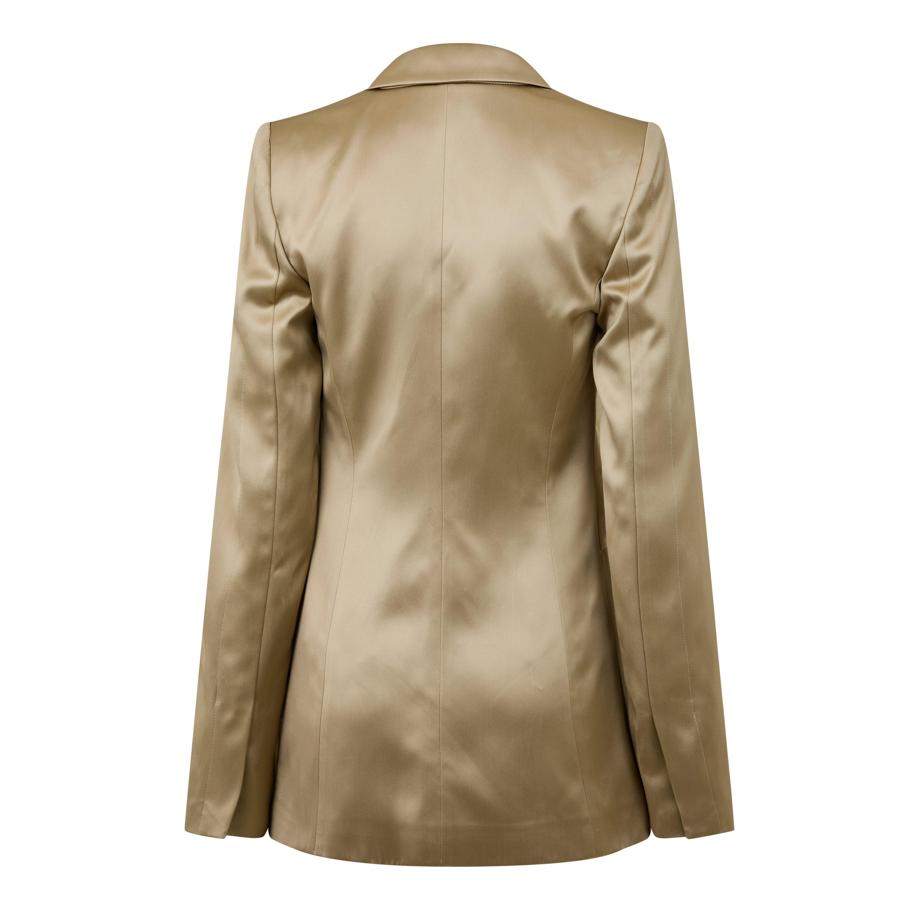 Off White Duchesse Twisted Blazer