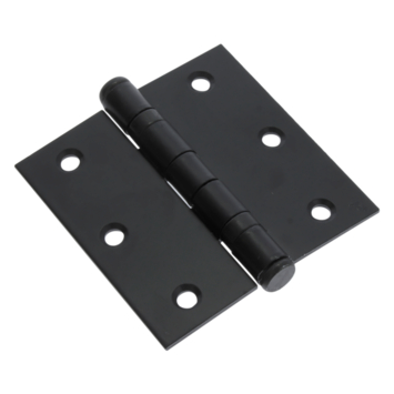 GAMMA Kogellagerscharnier 75x75 mm zwart 2 stuks