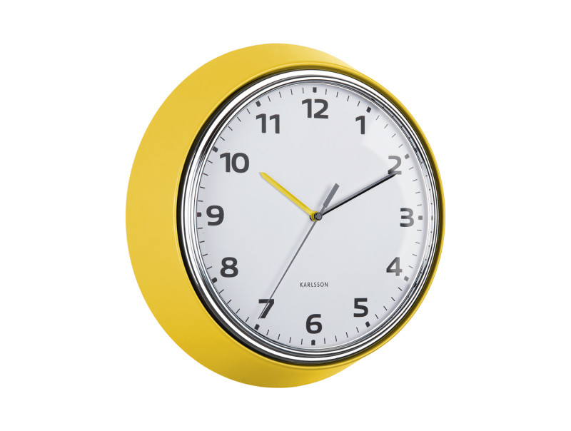 Wall Clock Modern Retro KA6006BK Black