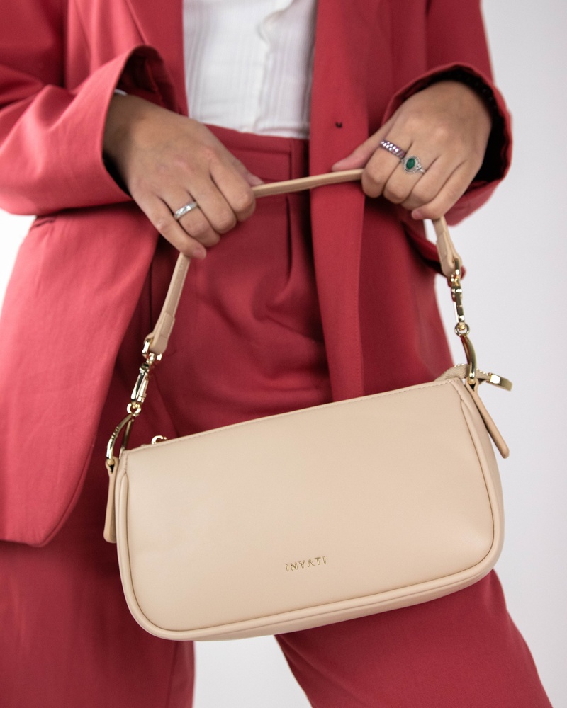 INYATI Fjella Crossbody Tas  - wit