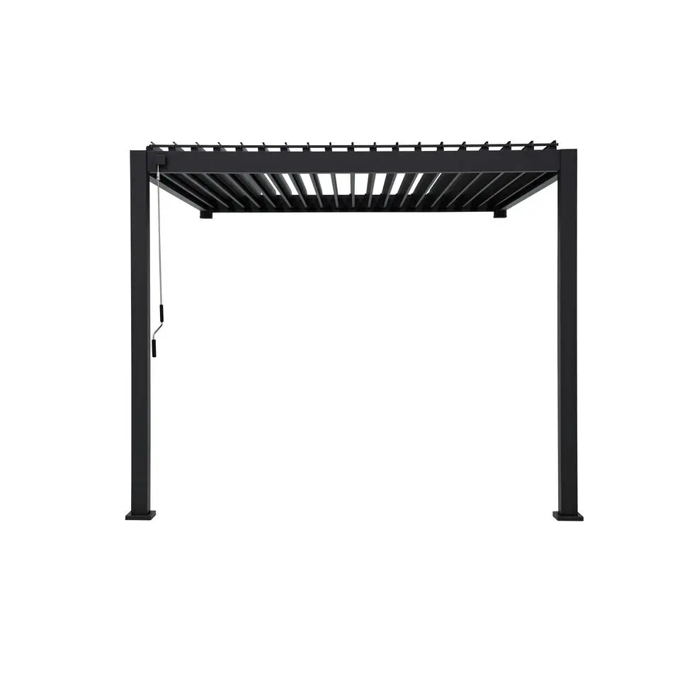 Mirador Classic overkapping muur 300 x 300 cm antraciet