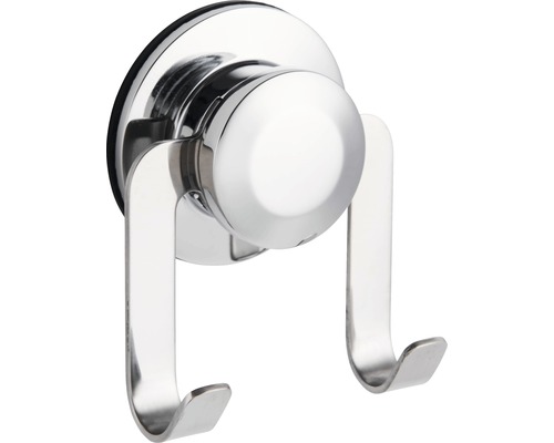 form&style dubbele zuighaak, verchroomd