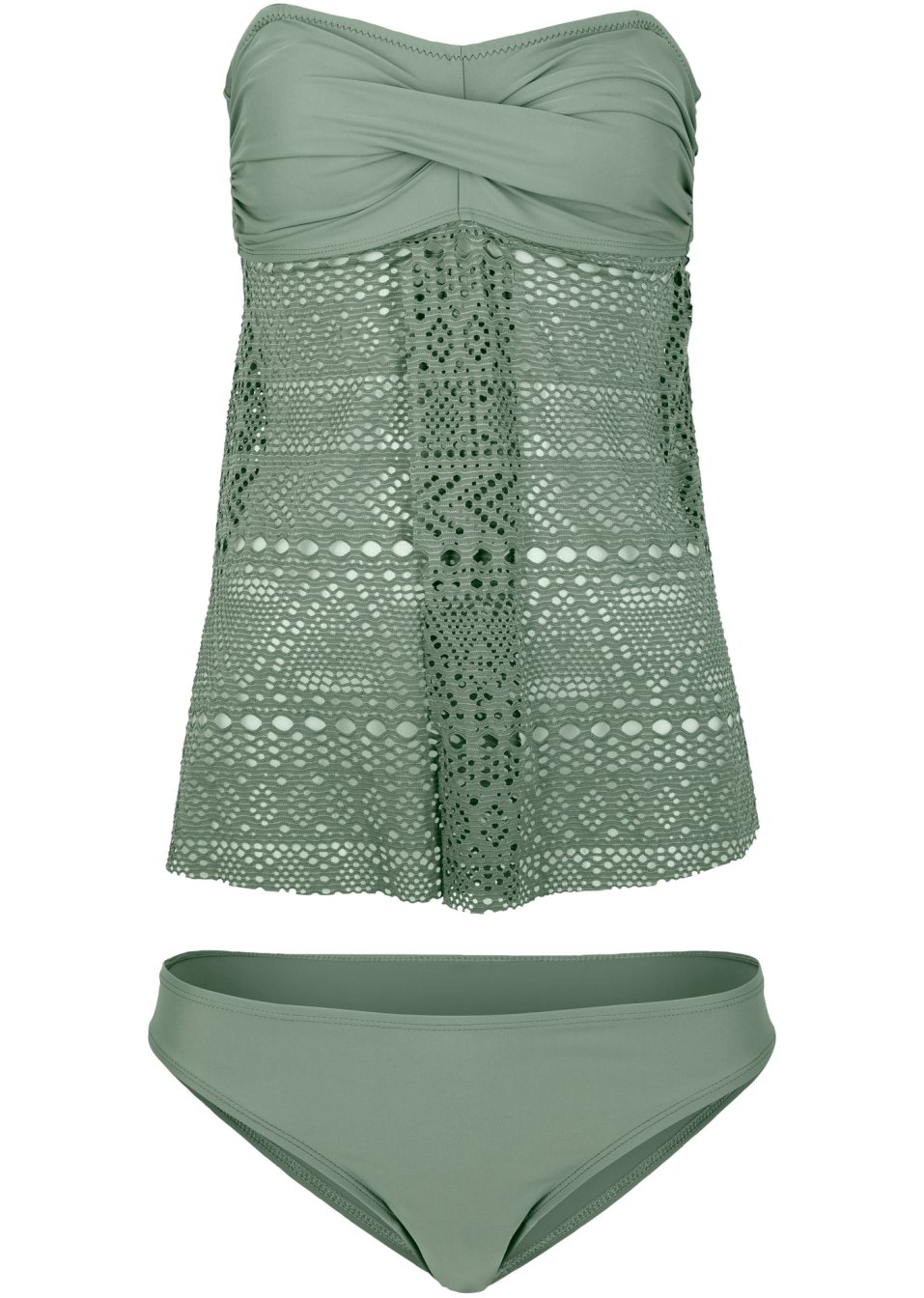 Tankini bandeau long (Ens. 2 pces.)