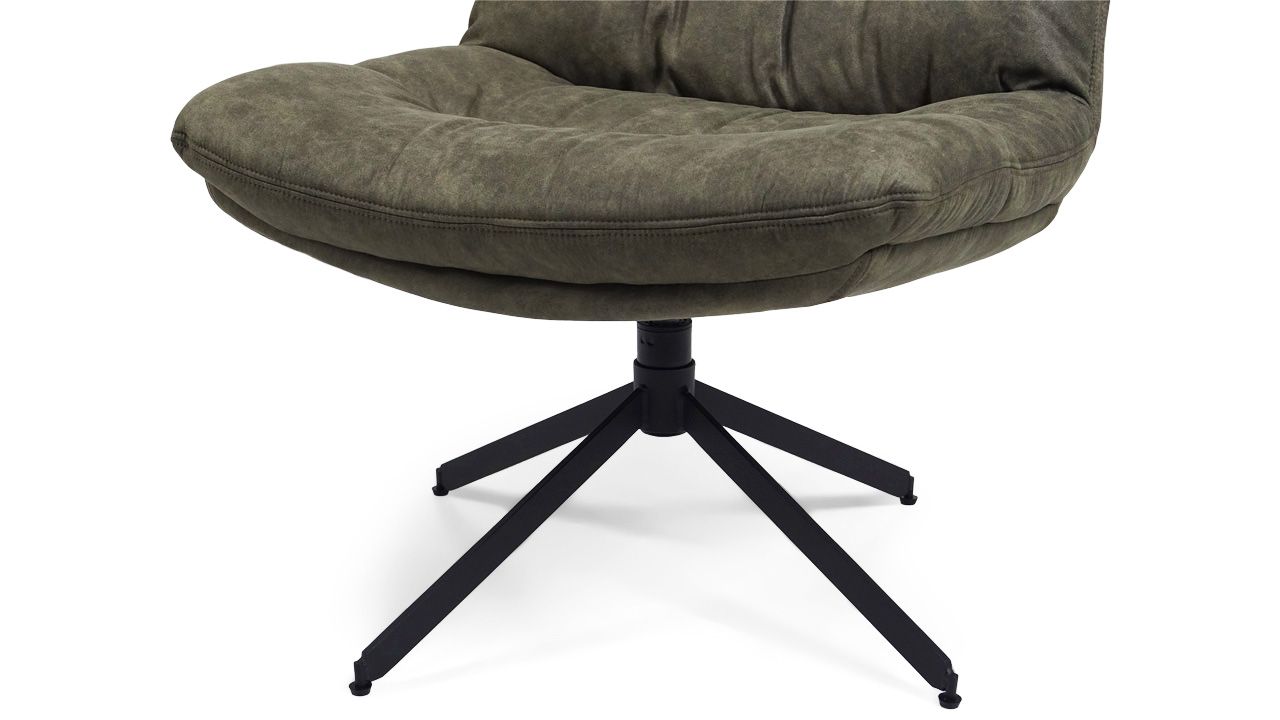 Draaistoel olive Tygo B70 x D76 x H93 cm