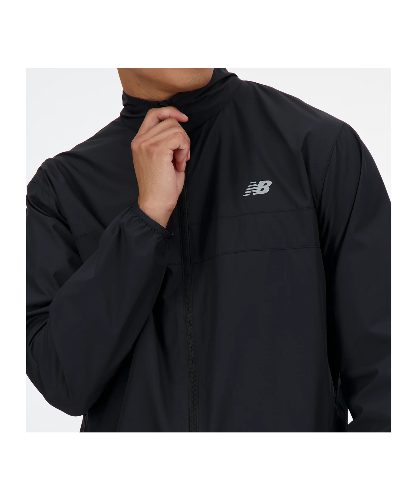New Balance Essentials Jacke Schwarz FBK