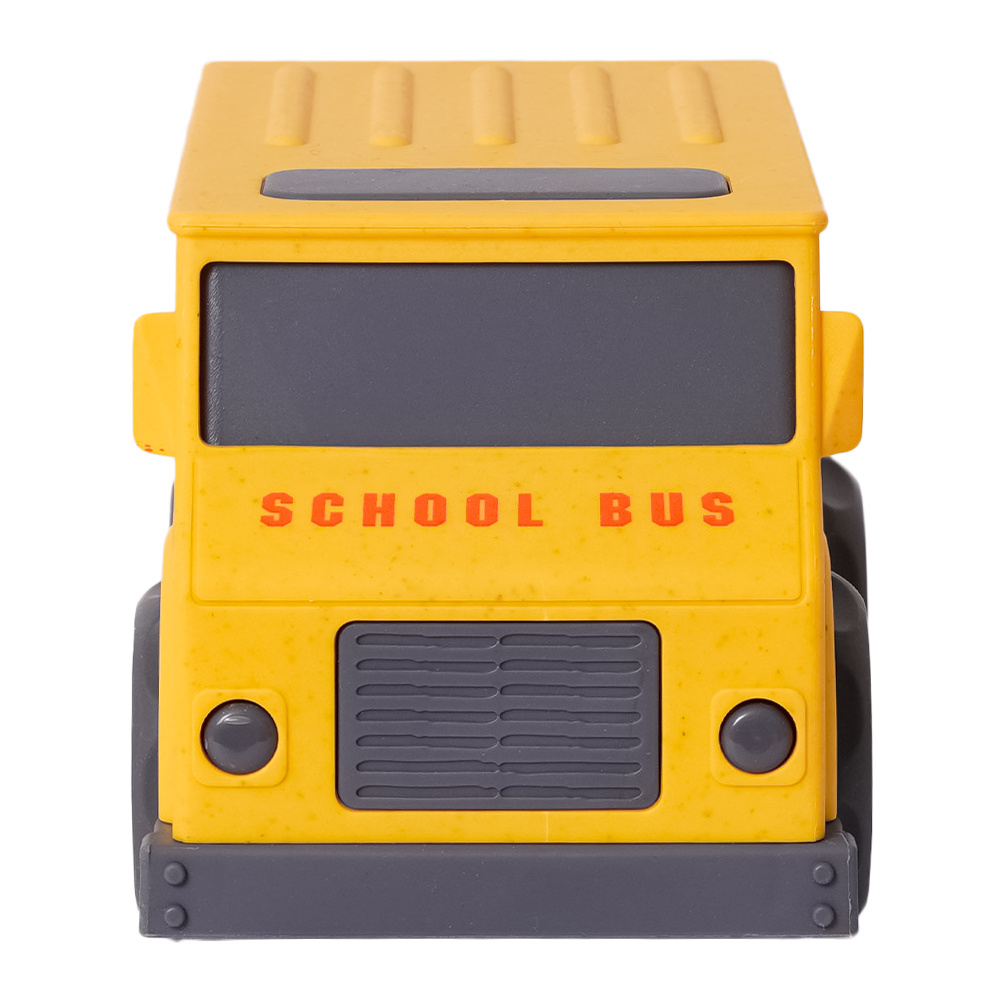 Speelgoedtopdeals BIOplastic Blokwagen Schoolbus - 15 cm