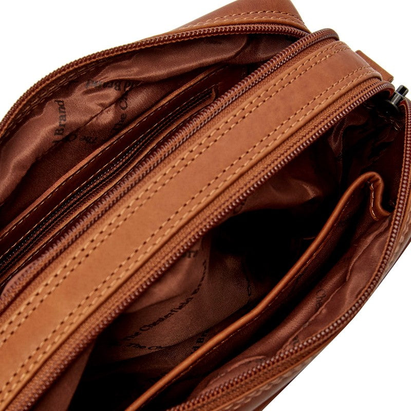Chesterfield Brand Samui Schoudertas / Polstas Cognac