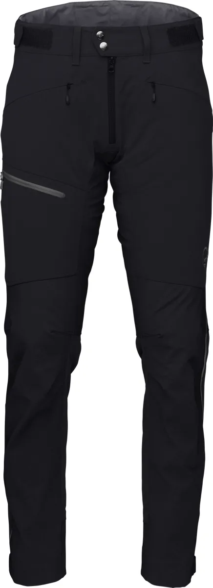 Norrøna Men's Falketind Flex1 Heavy Duty Pants Caviar/Zip Grey