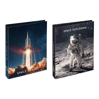 Viquel Space Conquest - Classeur à anneaux - largeur de dos : 50 mm - pour A4 (260 x 320 mm) - capacité : 250 feuilles - disponible en différents thèmes/designs - disponible en différents coloris
