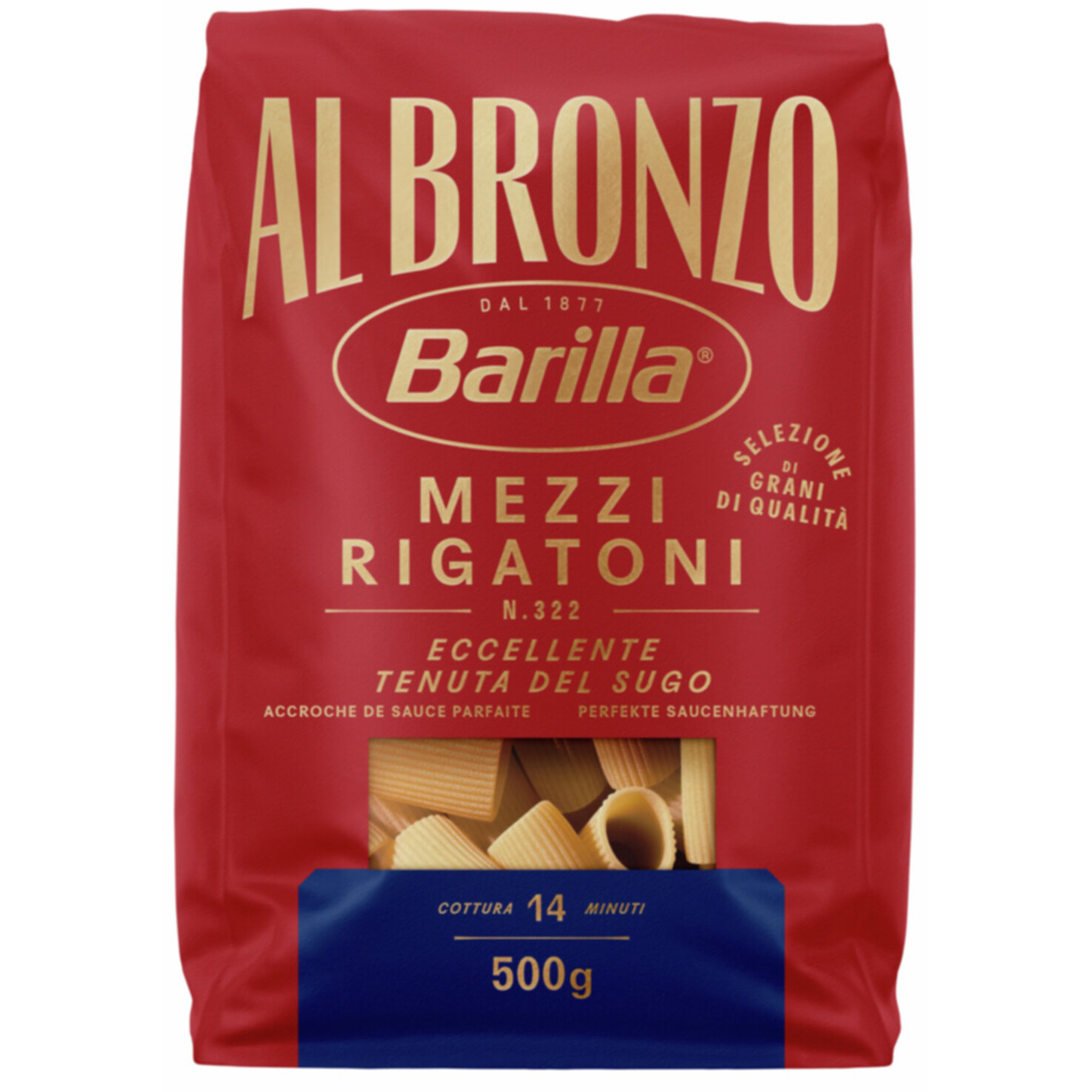 Barilla AL BRONZO Mezzi Rigatoni