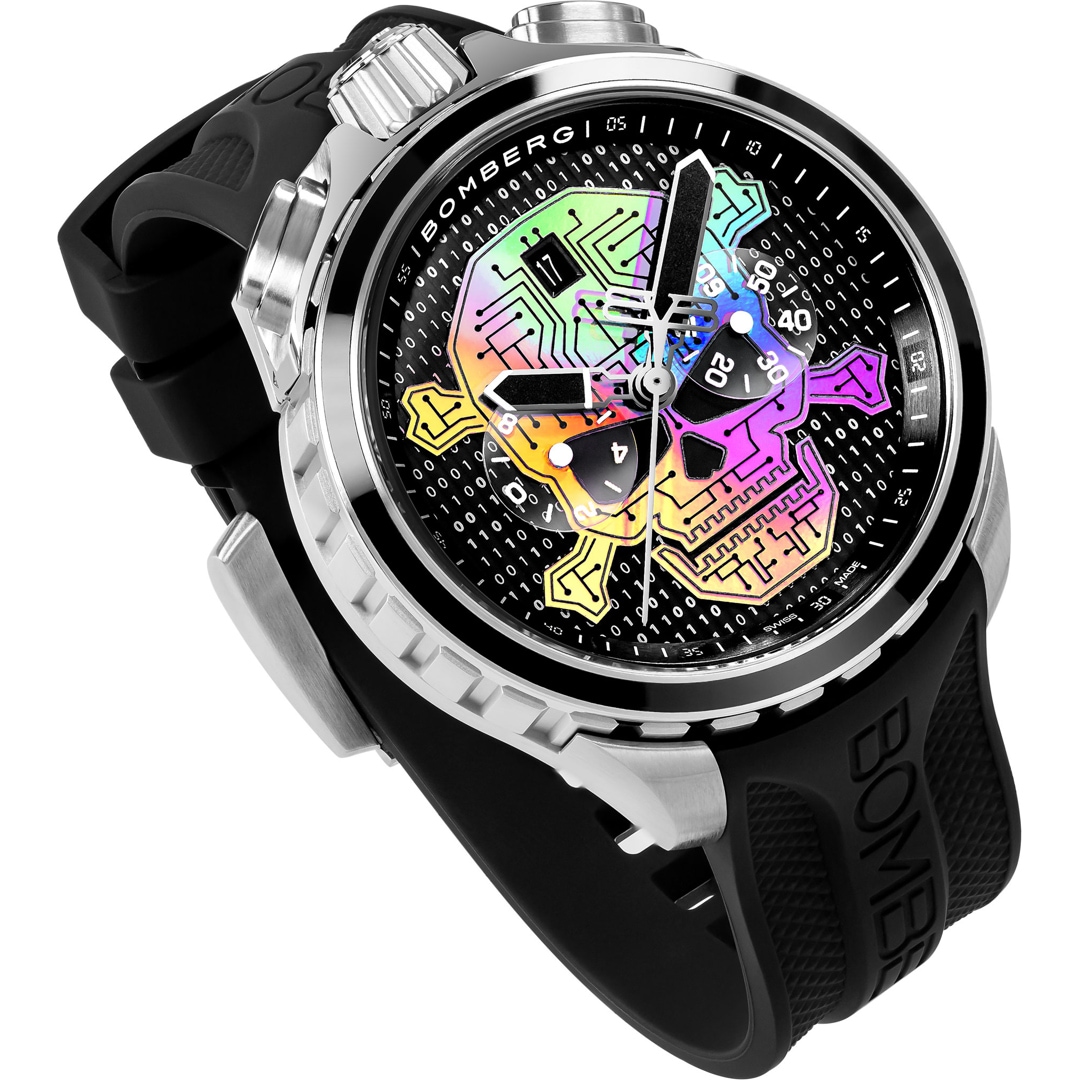 Bomberg Bolt-68 Heritage Cyber Skull Hologram