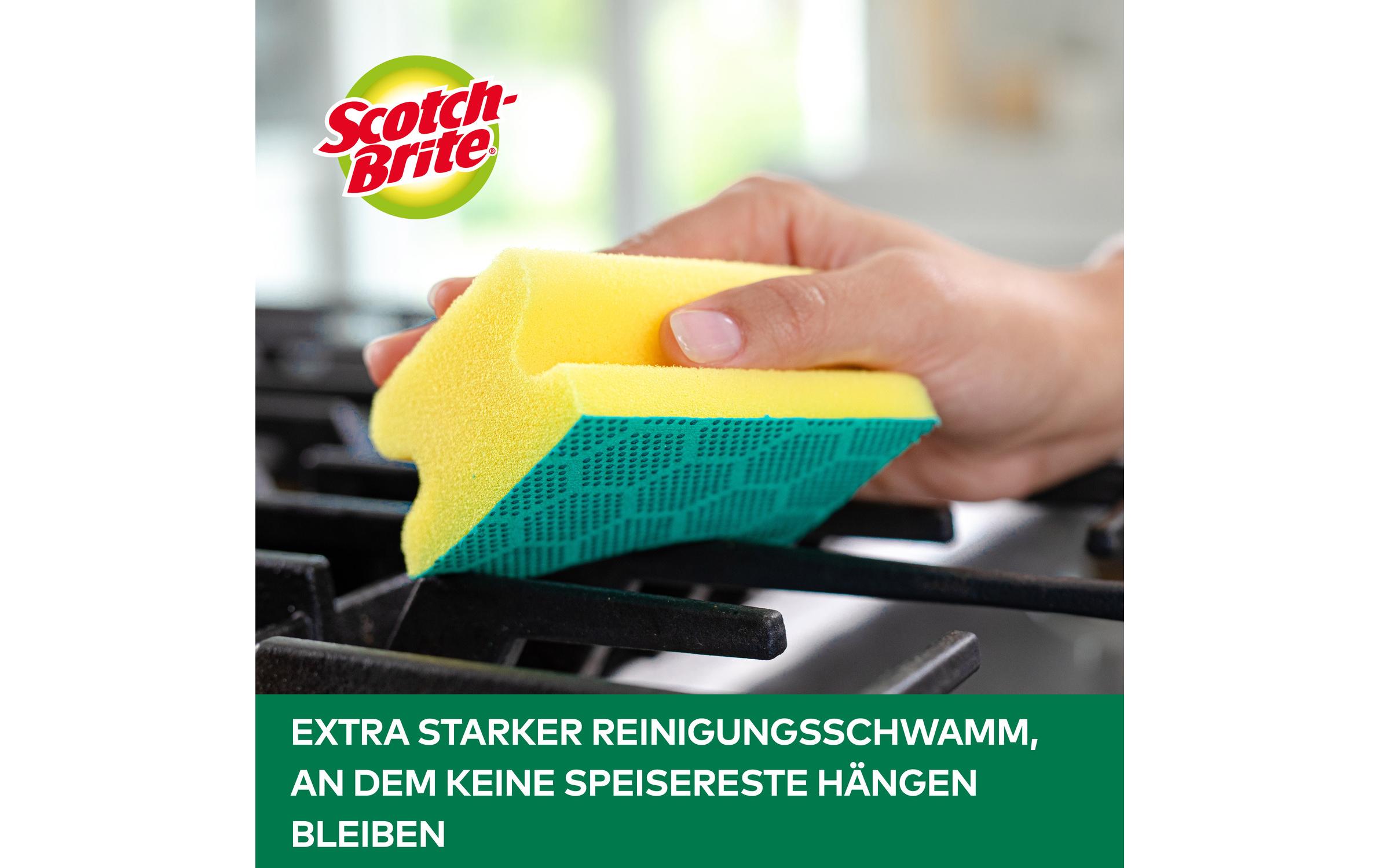 Schwamm Scotch-Brite Fesh extra stark 2 StückExtra starker Schwamm zum Reinigen