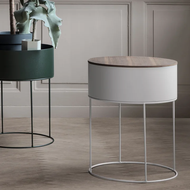 Ferm Living - Plant Box rund, cashmere