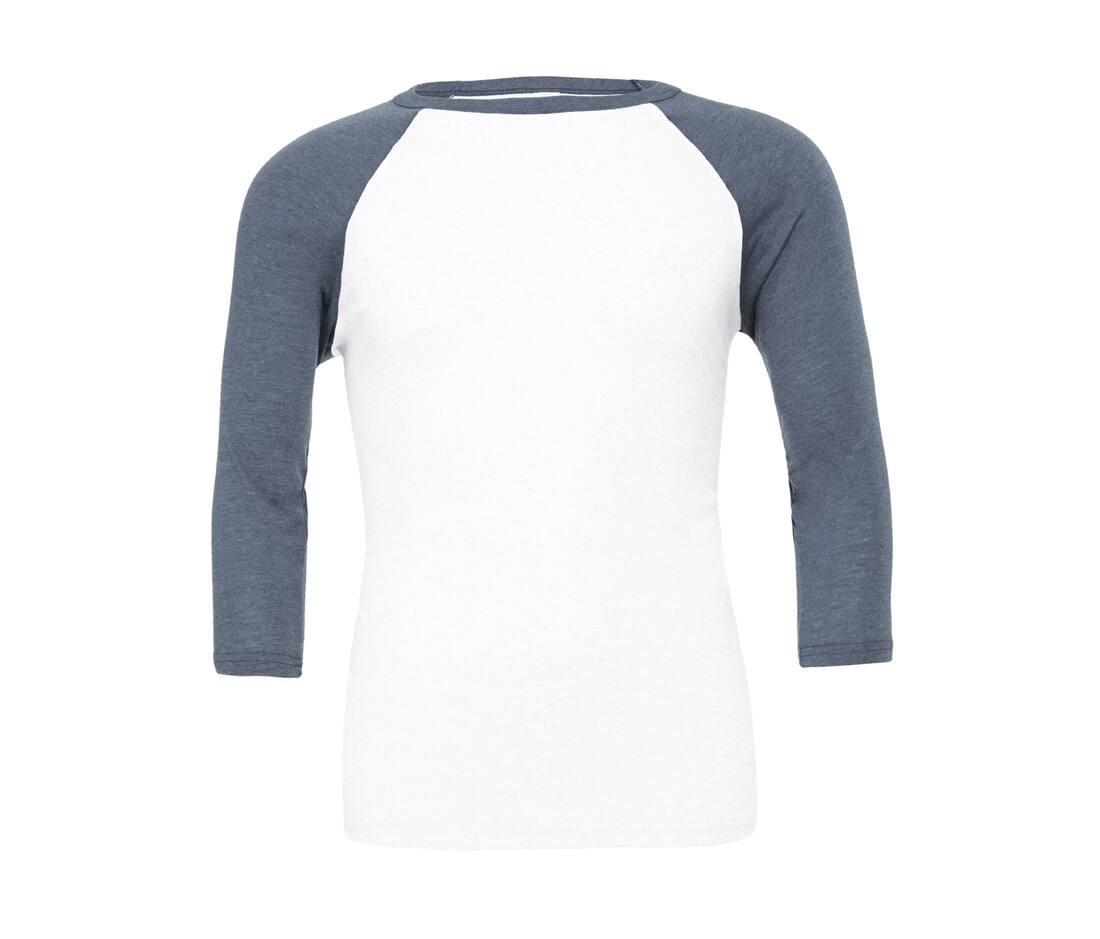 Bella Canvas BE3200 - T-shirt baseball manches ¾