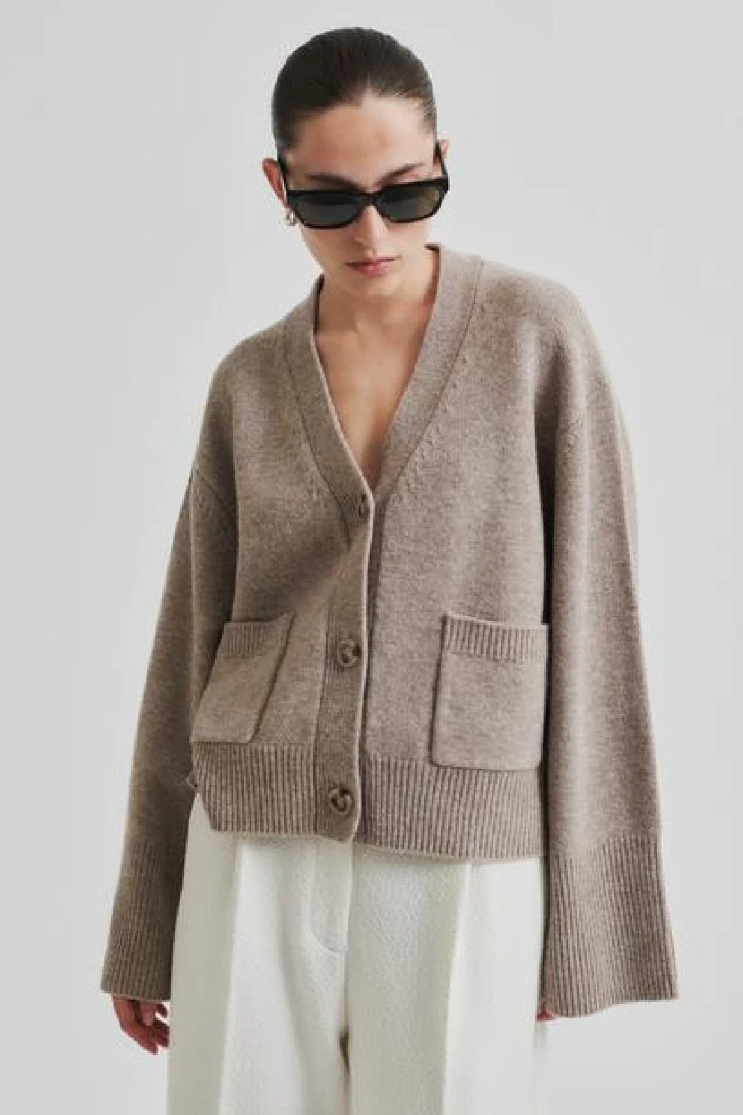 Second Female Alpha Knit Cardigan 59473
