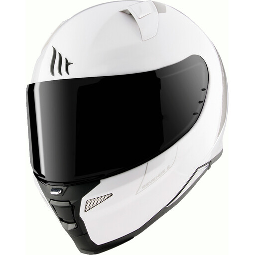 Casco Mt Revenge 2 Sólido A0 Branco Pérola Brilhante