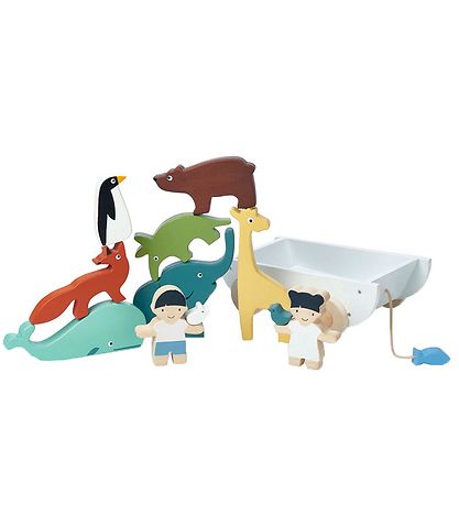 Tender Leaf Tr?leget?j - Tr?kvogn Med Figurer
