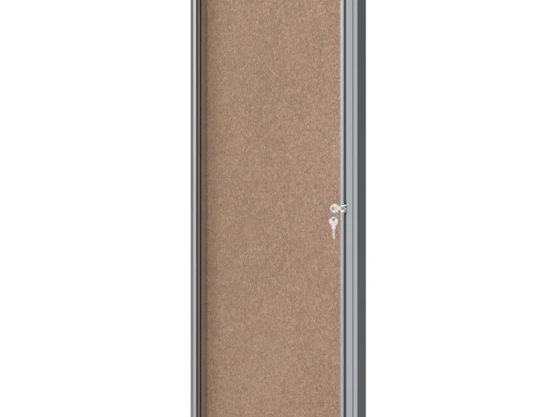 Opslagsskab låsbart kork 9xA4