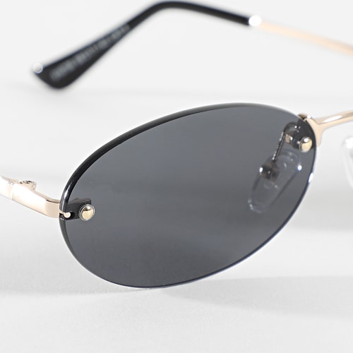 Lunettes De Soleil Doré Noir