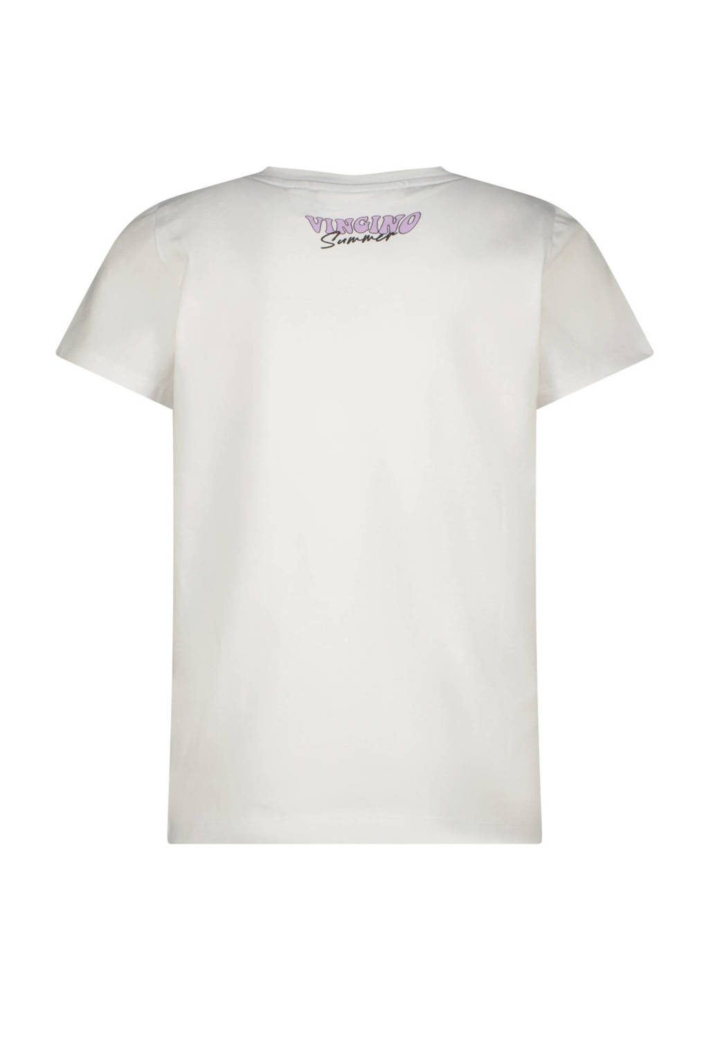 Vingino T-shirt Harloua met printopdruk wit