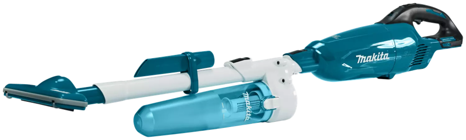 Makita DCL280FZC 18 V V Li-ion accu steelstofzuiger body - blauw met cycloon - koolborstelloos