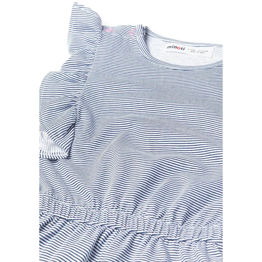 MINOTI Jumpsuit WeißBlau