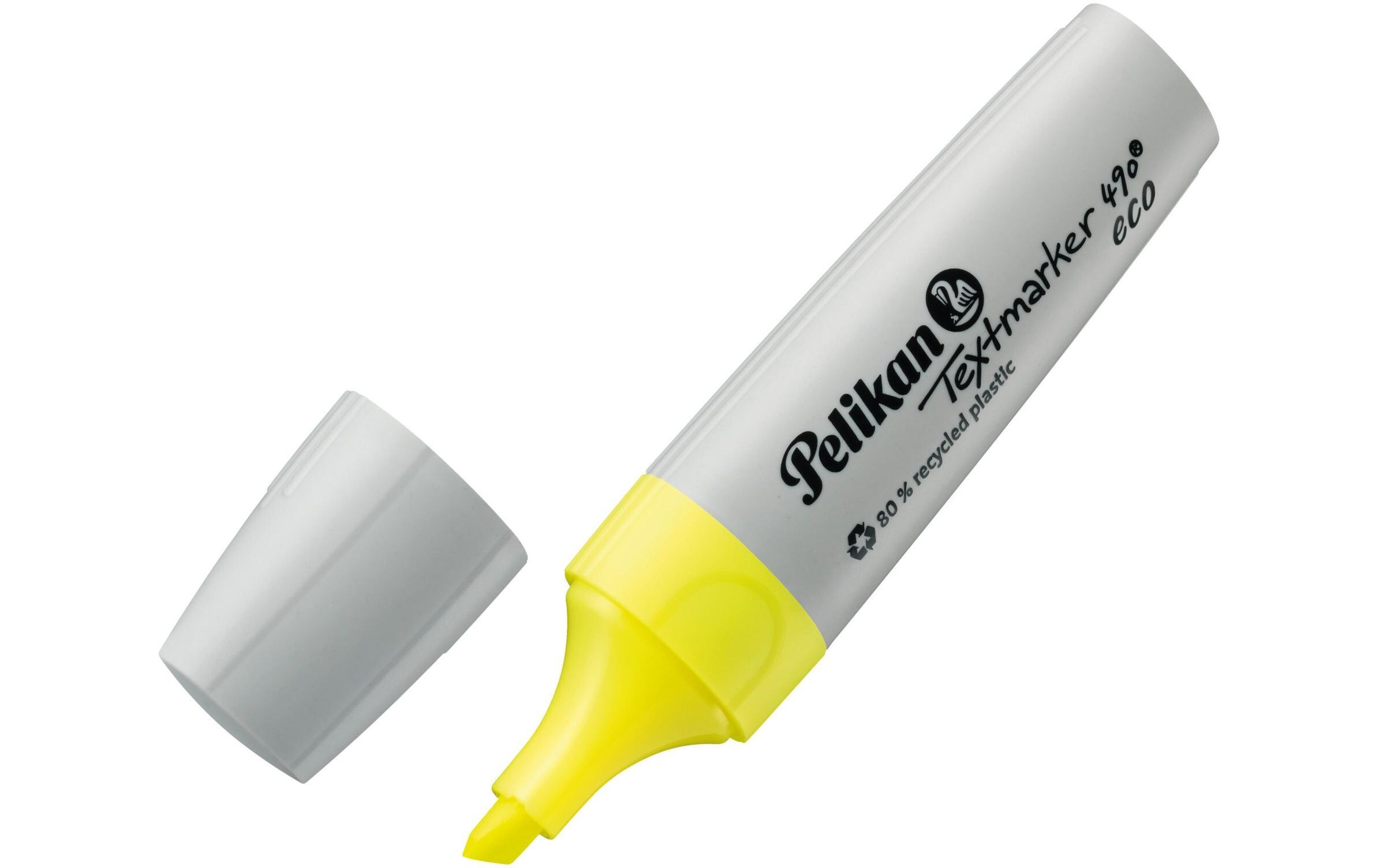 Textmarker 490 eco Set 4 Stück, MehrfarbigMarker mit hoher Leuchtkraft