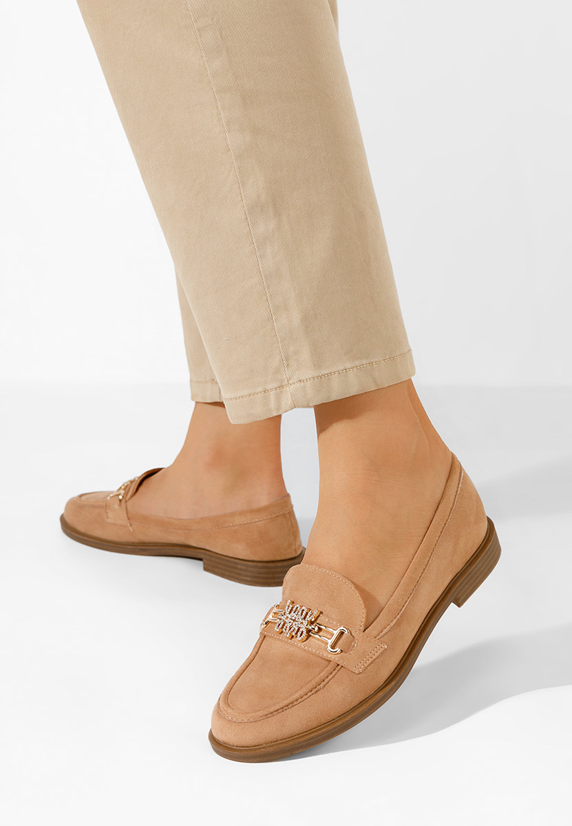 Mocassins femme kaki Almatea