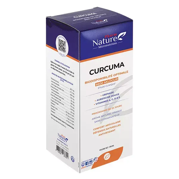 Pharm Nature Micronutrition Cúrcuma com Biodisponibilidade Ideal 500ml