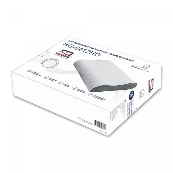 Herzberg HG-6412H0: Contour Memory Foam Pillow (konturskumpute)
