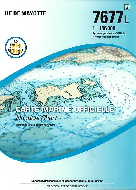 EPSHOM - 7677L ILE DE MAYOTTE
