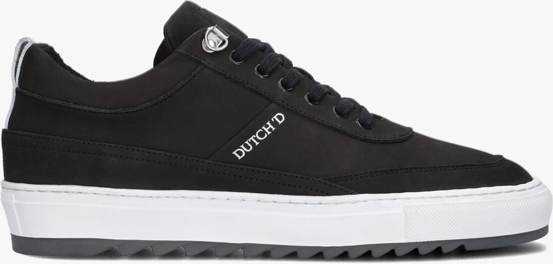 DUTCH\\'D zwarte dutch'd lage sneakers myth unisex