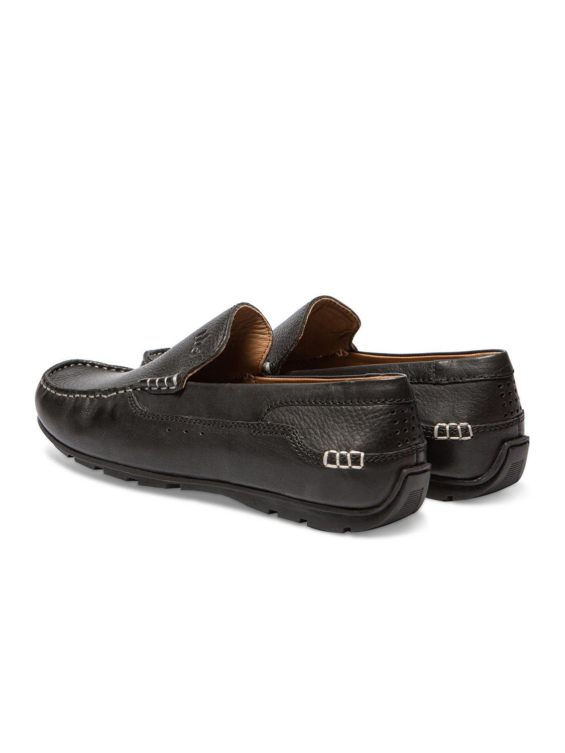 Mocassins Homme En Cuir Noir