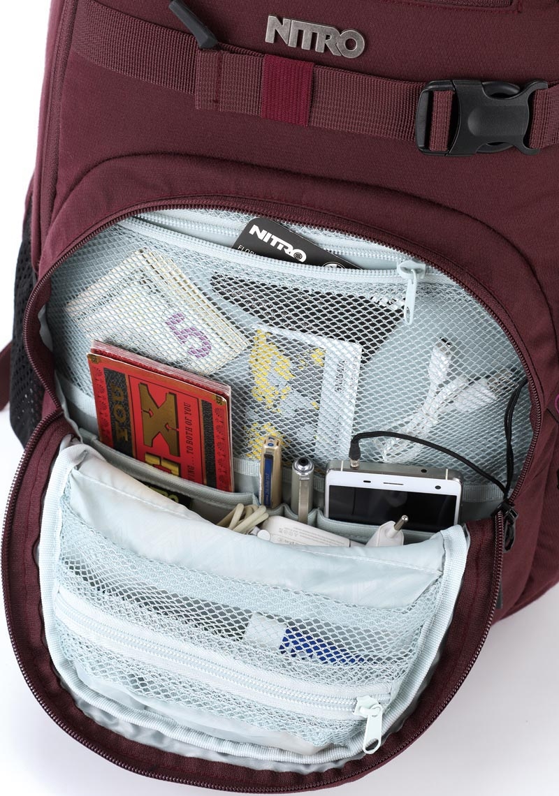NITRO Schulrucksack »Chase« Alltagsrucksack, Rucksack für Freizeit, Schule, Arbeit und Reise