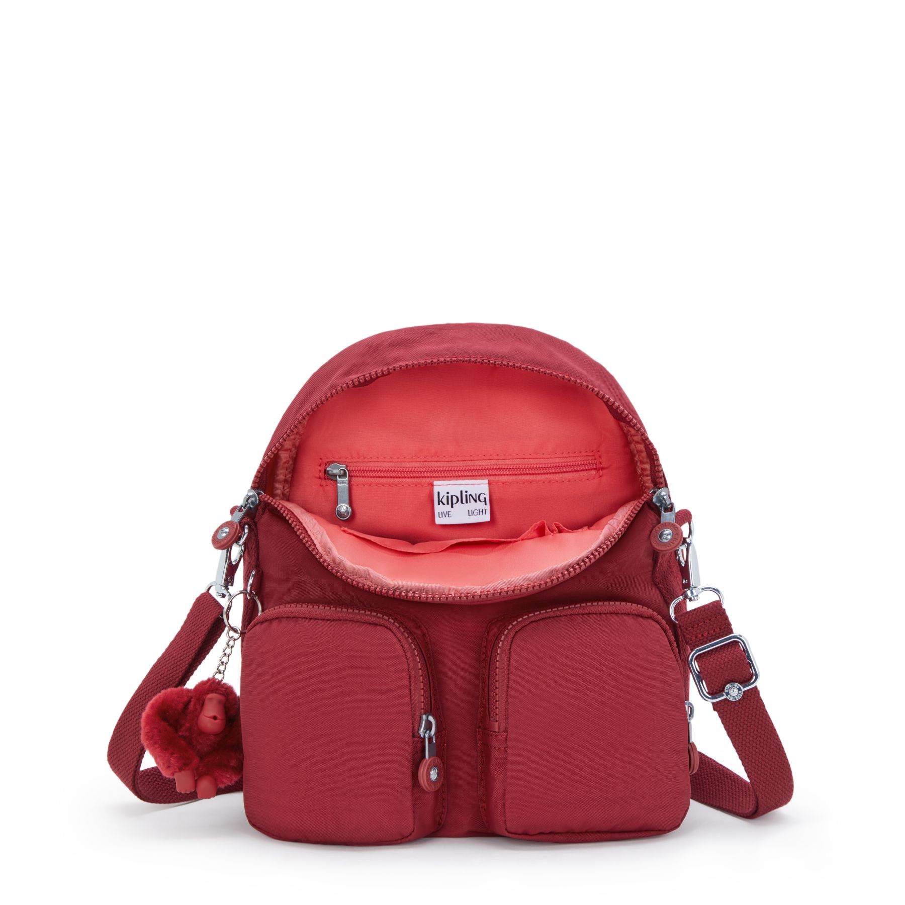FIREFLY UP Petit sac à dos transformable en sac à bandoulière - Funky Red