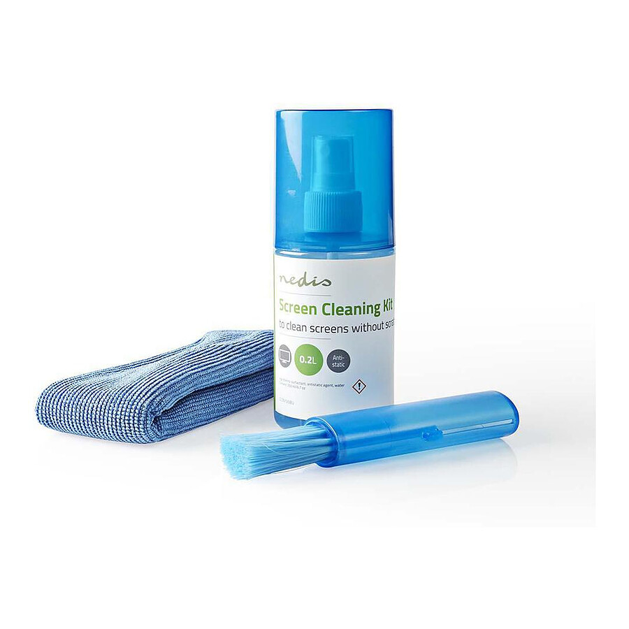 Nedis Kit de nettoyage d'écran, TV, Smartphone, Tablette - 200 ml