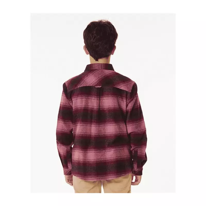 Chemise junior RIPCURL Count Flannel Shirt -Boy Mauve