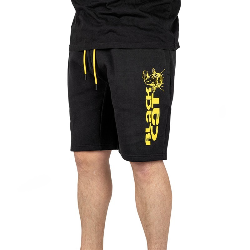 Short Homme Black Cat Jogger Shorts - Noir