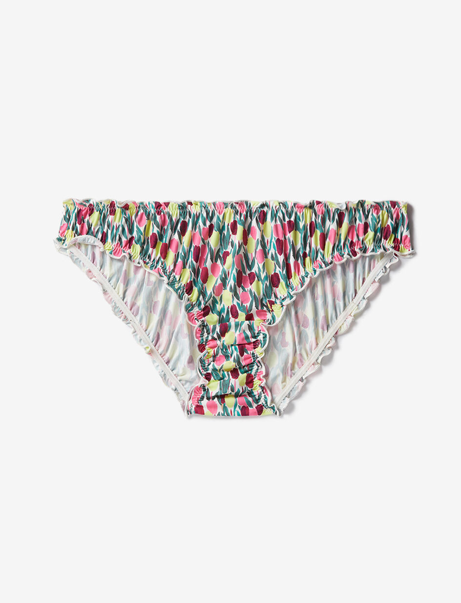 Culotte fantaisie - fleurs tulipe ivoire