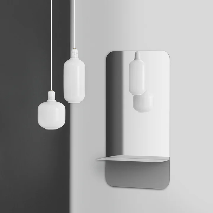 Normann Copenhagen - Horizon Spiegel, vertikal, Edelstahl