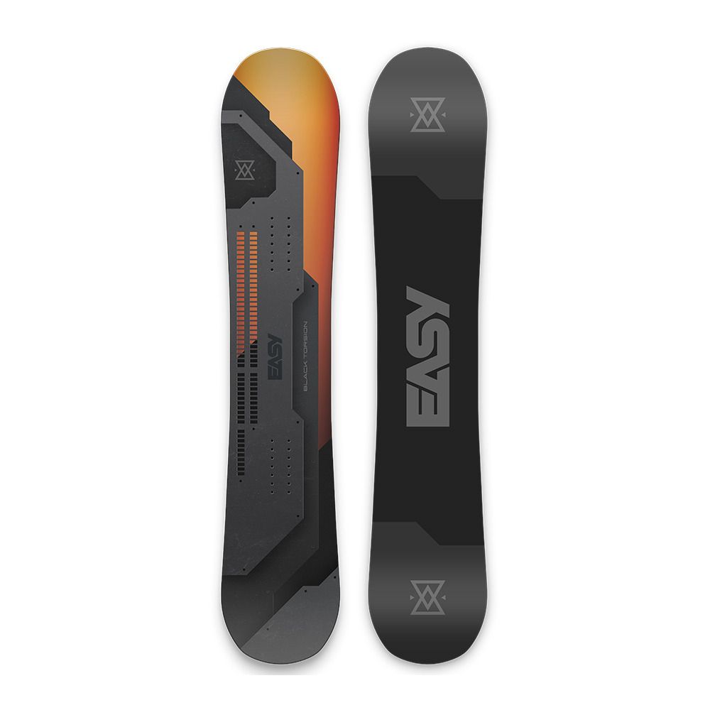 Easy Snowboard BLACK TORSION - Snowboard all-mountain Homme orange/grey/black/grey