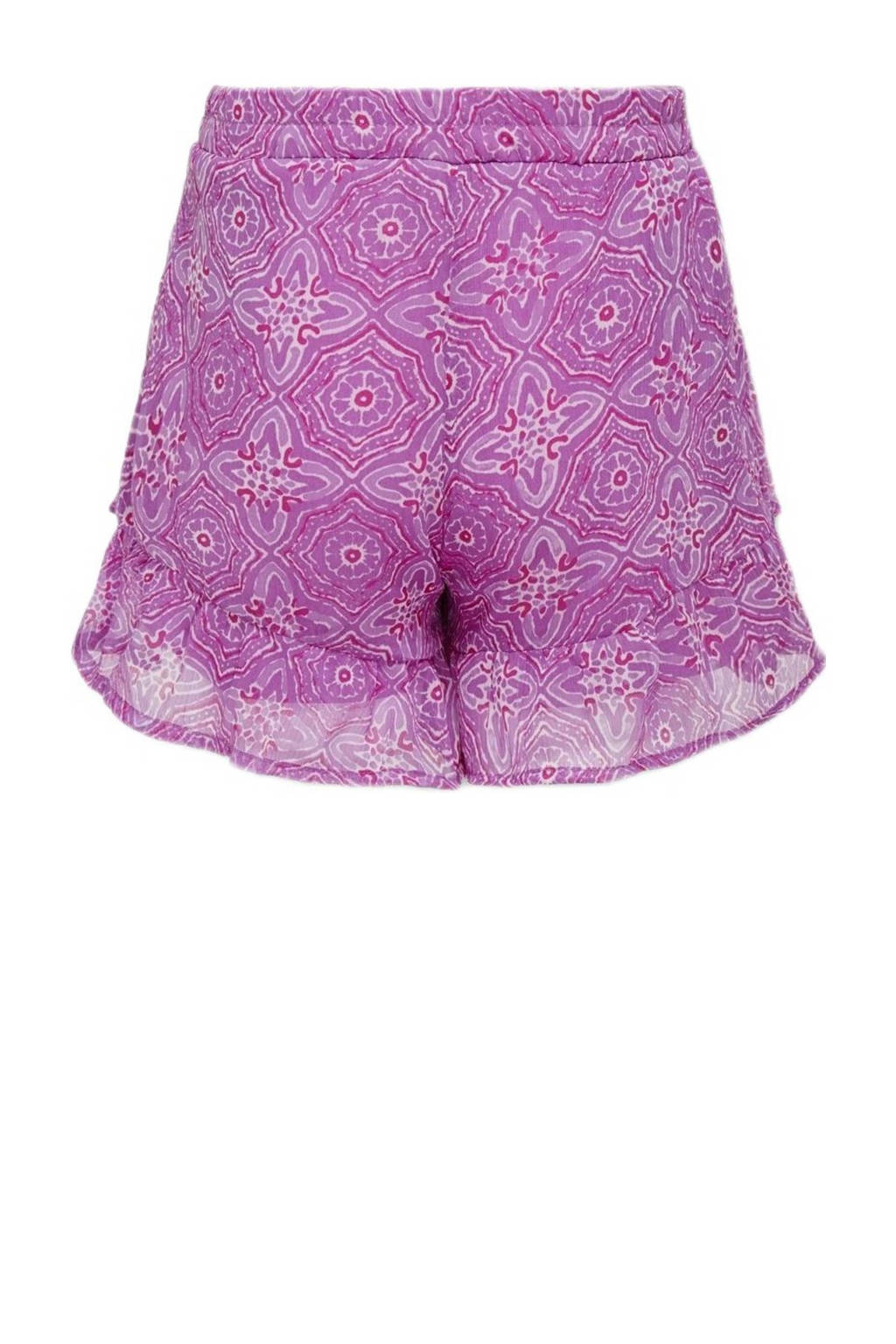 ONLY gebloemde skort KOGLOLA SKORT PTM paars/roze