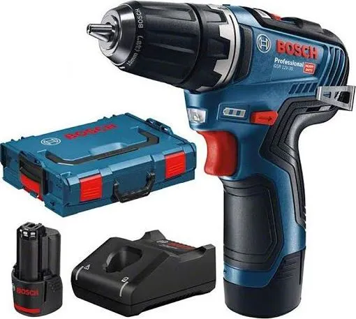 Bosch SLAGBOREMASKINE GSB 12V-35 2X3AH L-BOXX