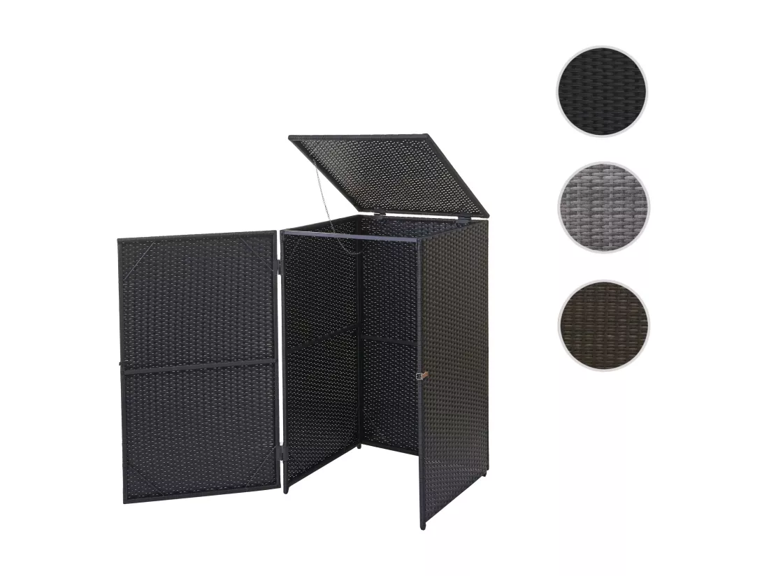 Habillage de poubelle MCW-E25 120l, noir