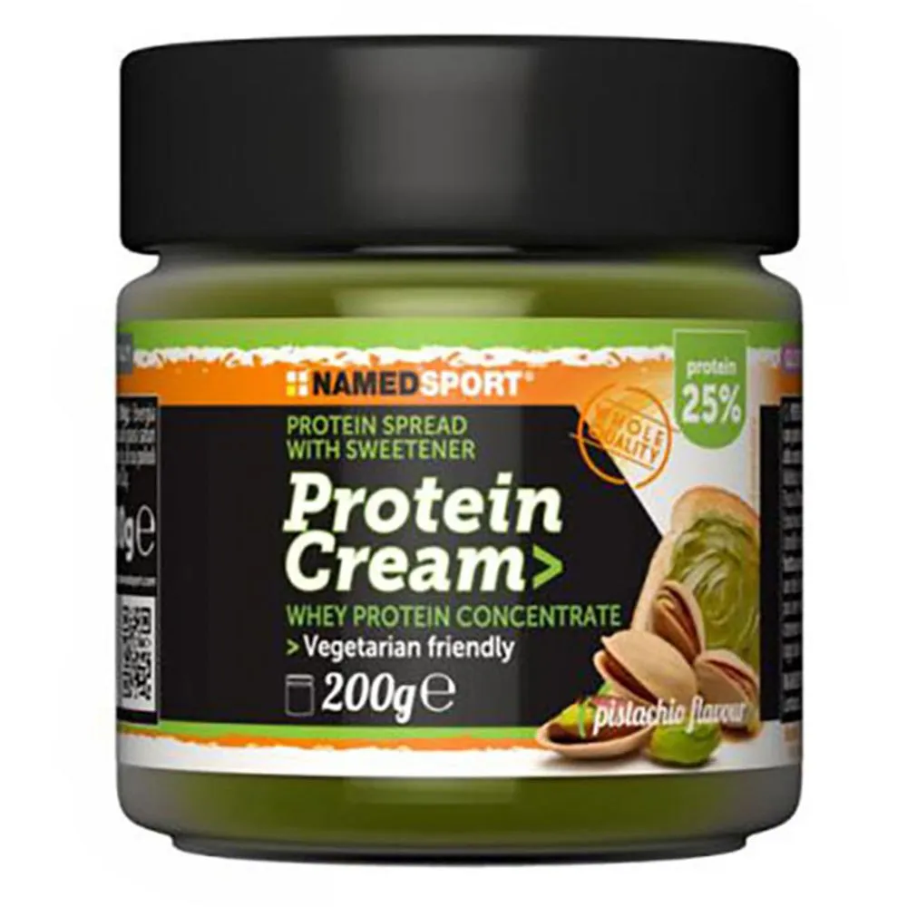Creme proteico de pistache, 200g, sabor esportivo.