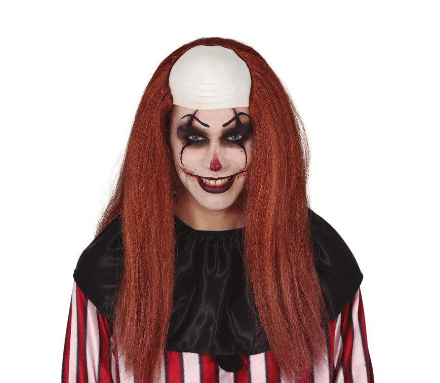 Halloween Pruik Half Kaal