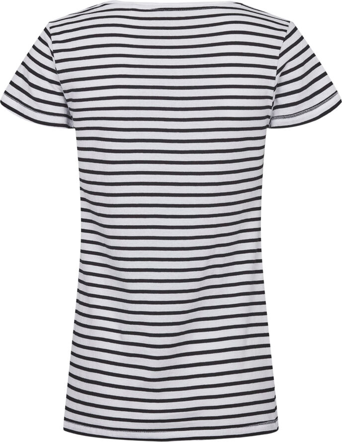 Etirel Nautic Stripe T-Shirt Hvid