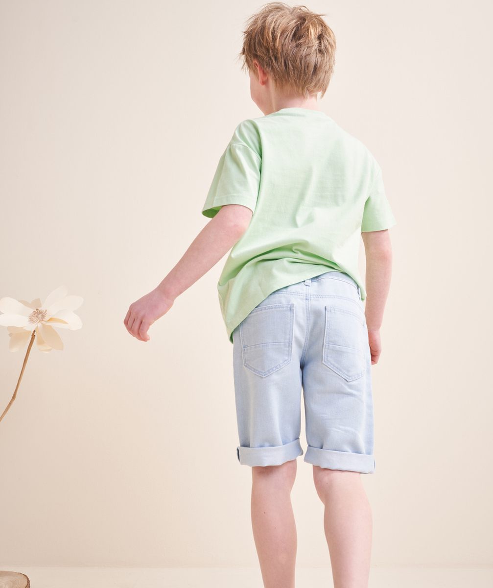 LE BERMUDA DROIT EN JEAN LESS WATER