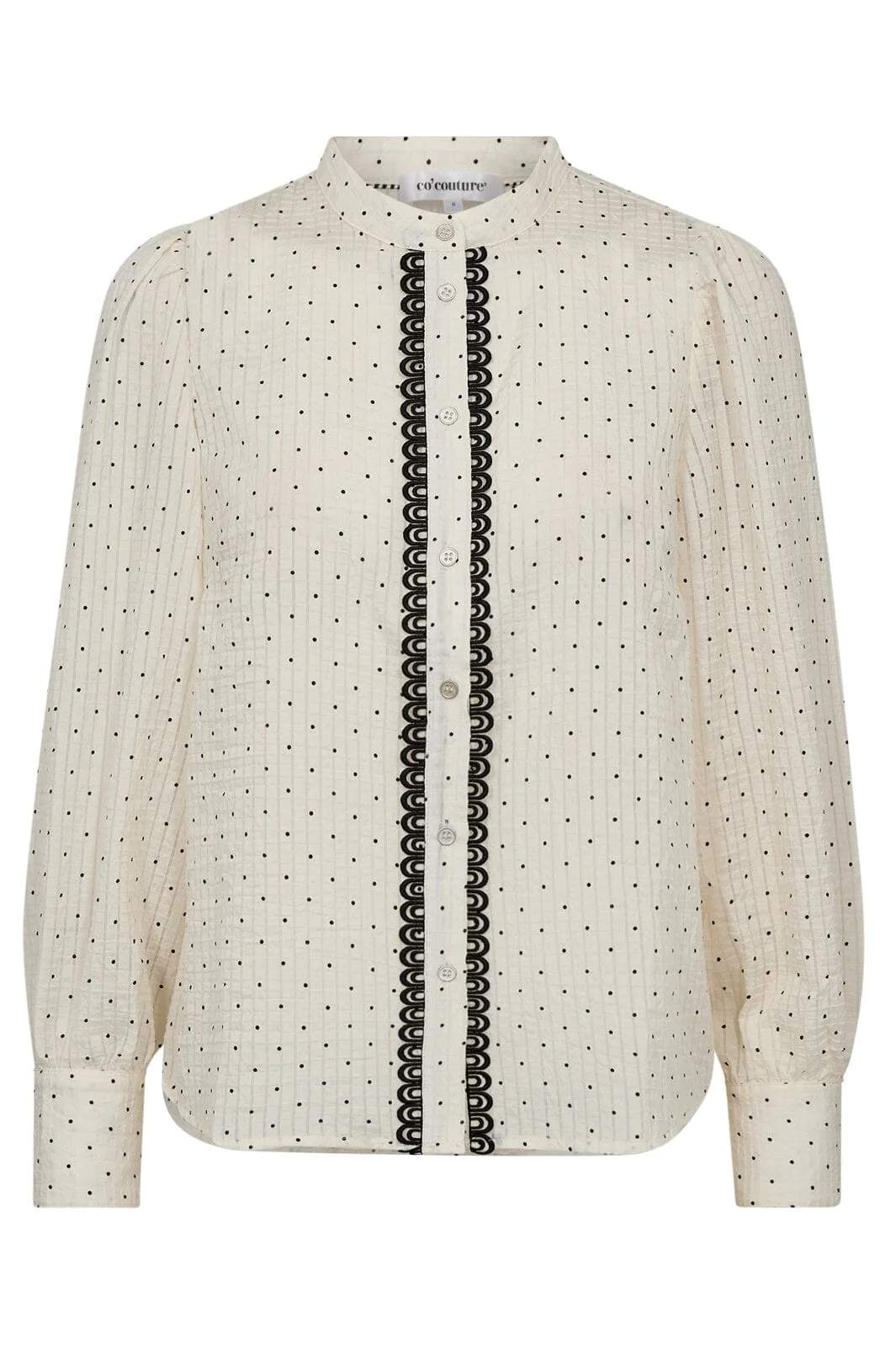 Co´Couture Franciscacc Dot Lace Shirt 35728