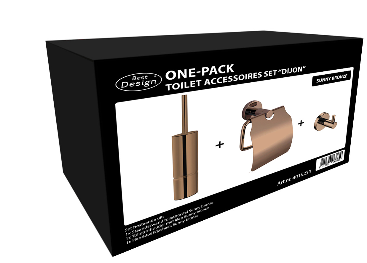 Best Design Dijon toiletaccessoiresset sunny bronze - brons